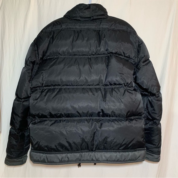 Gap Down Filled Puffer Coat Jacket Parka black  Hooded size Small Winter Nylon - Picture 9 of 12